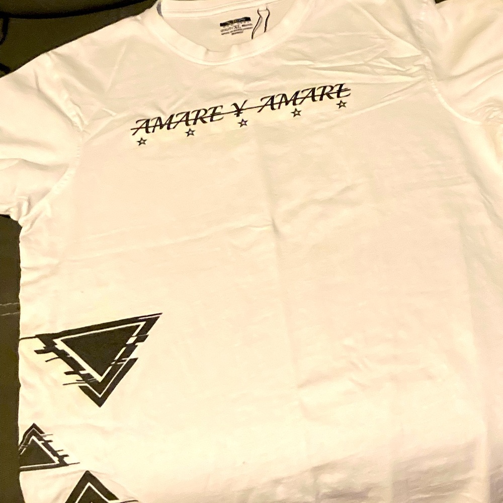 “AMARE” Graphic Printed T-Shirts. Top Quality. Custom prints also.